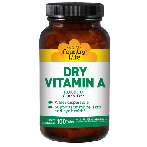 Picture of Country Life Vitamin A 10,000 Units Dry