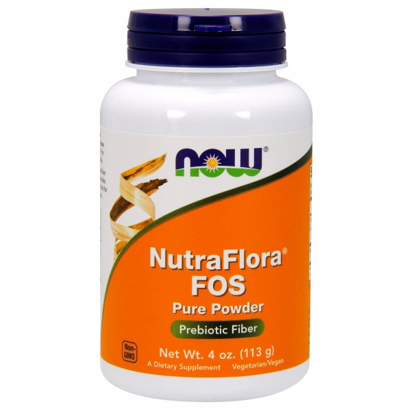 Picture of Now Foods Nutra Flora FOS Vegetarian 4 Oz - 113 g