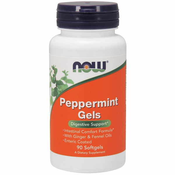 Picture of Now Foods Peppermint Gels - 90 Softgels