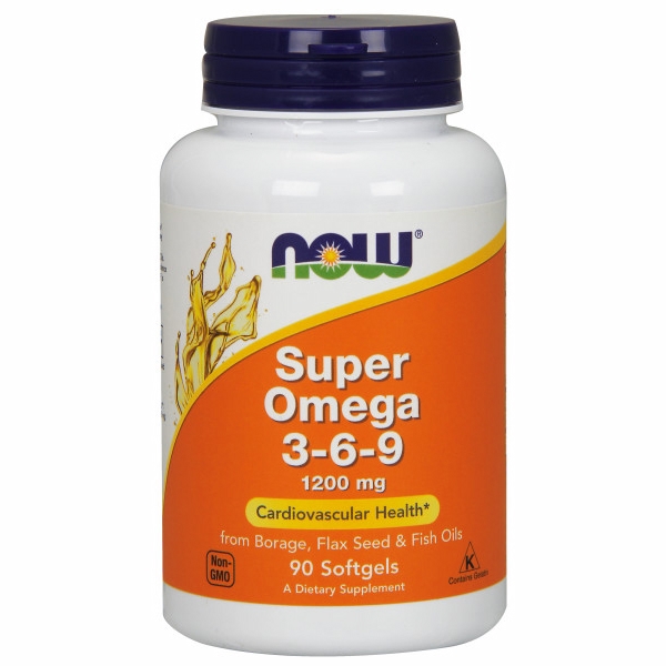 Picture of Now Foods Super Omega 3-6-9 1200 mg - 90 Softgels