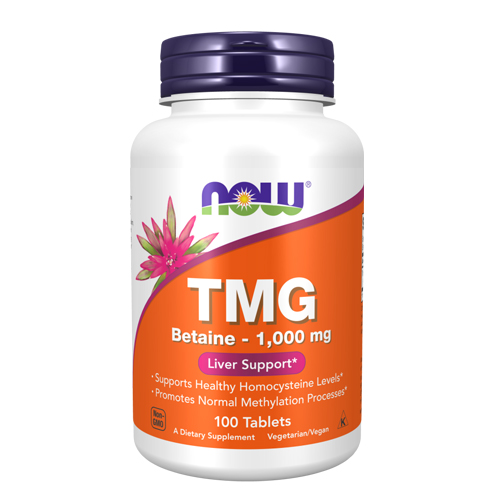 Show details for Now Foods TMG Betaine 1,000 mg - 100 Tablets  Picture of Now Foods TMG Betaine 1,000 mg - 100 Tablets