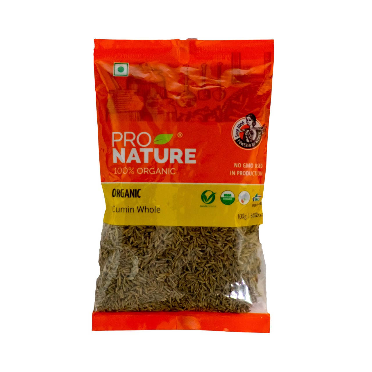 Picture of  Pro Nature 100% Organic Cumin (Whole) 100g