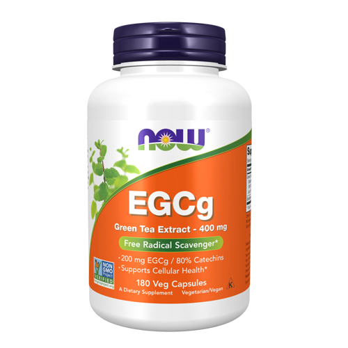 Picture of Now Foods EGCg Green Tea Extract 400 mg - 180 Veg Capsules