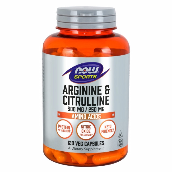 Show details for Now Foods Arginine & Citrulline - 120 Veg Capsules  Picture of Now Foods Arginine & Citrulline - 120 Veg Capsules