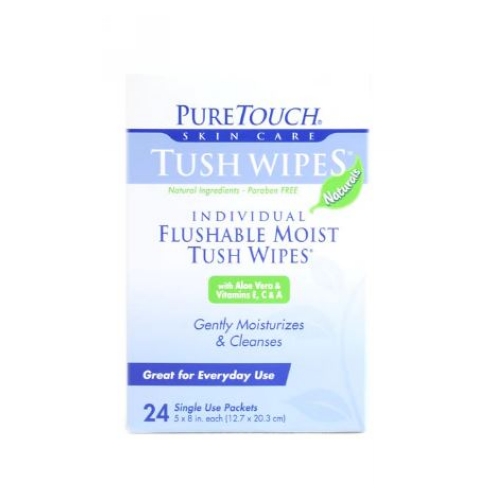 Picture of Pure Touch Skin Care Tush Wipes Flushable