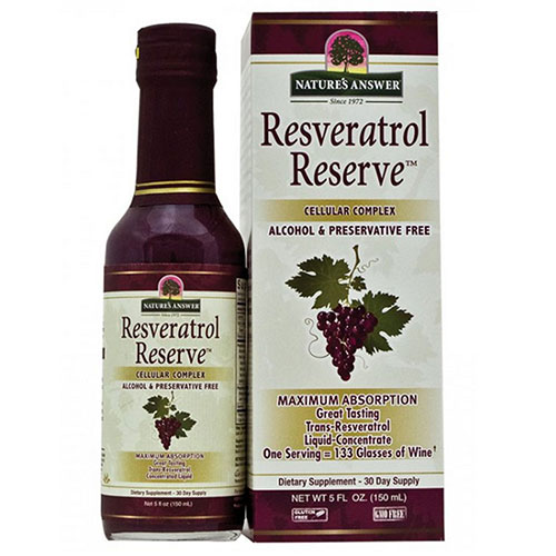 Show details for Nature's Answer Resveratrol Reserve Liquid - 150 ml Picture of Nature's Answer Resveratrol Reserve Liquid - 150 ml