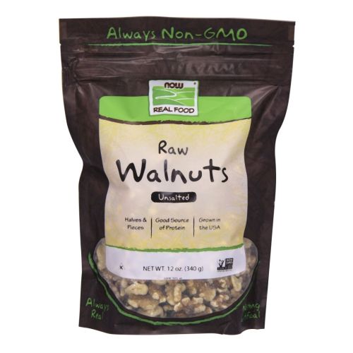 Picture of Now Foods Walnuts Halves & Pieces Raw 12 Oz - 340 g