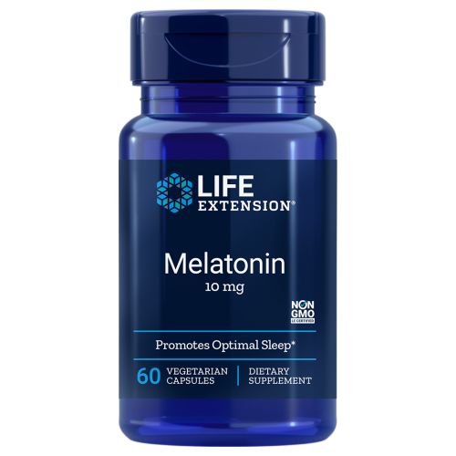 Picture of Life Extension Melatonin 10 mg - 60 Veg Capsules