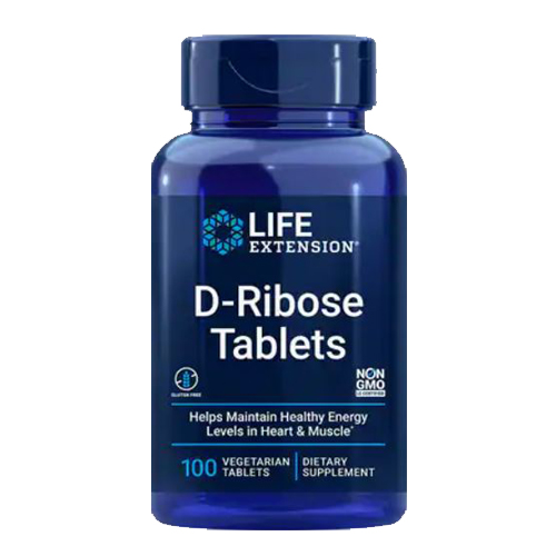 Picture of Life Extension D-Ribose Tablets - 100 Veg Tablets