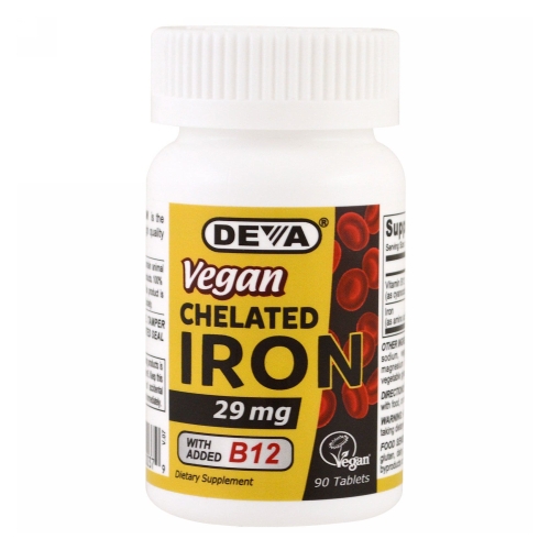 Picture of Deva Vegan Vitamins Chelated IRON Vegan