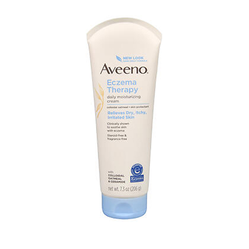 Aveeno eczema therapy moisturizing cream helps skin protectant 5 oz walmart