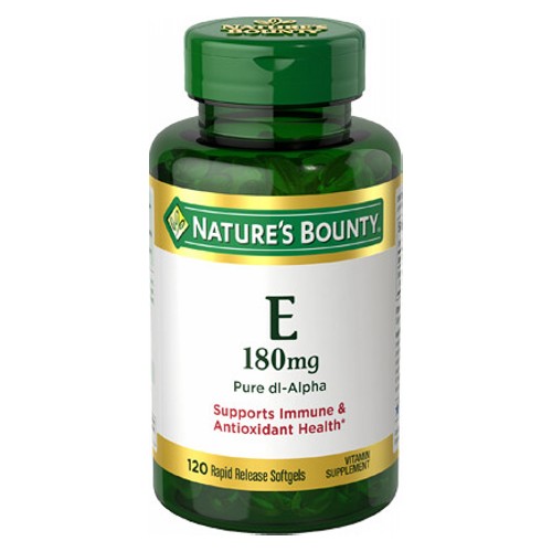 Show details for Nature's Bounty Nature's Bounty Vitamin E 180mg 120 Softgels Picture of Nature's Bounty Nature's Bounty Vitamin E 180mg 120 Softgels