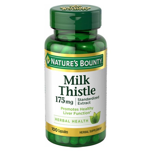 Show details for Nature's Bounty Milk Thistle 175mg 100 Caps Picture of Nature's Bounty Milk Thistle 175mg 100 Caps