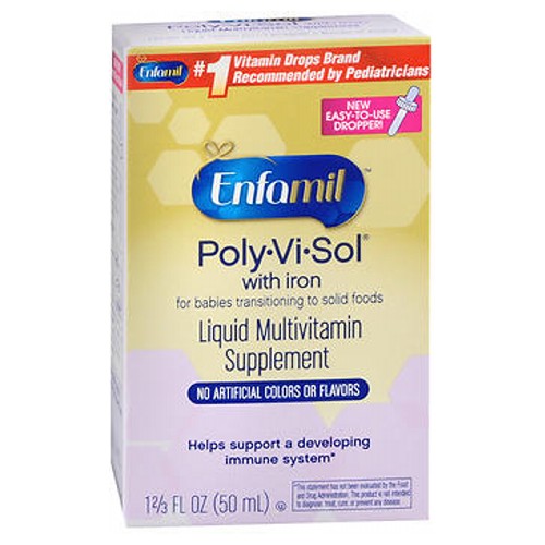 Picture of Enfamil Enfamil Poly-Vi-Sol Multivitamin Supplement Drops With Iron
