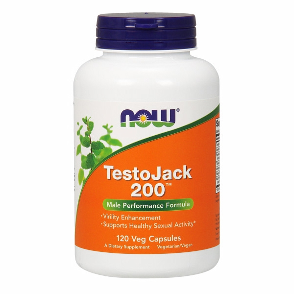 Picture of Now Foods TestoJack 200 - 120 Veg Capsules 