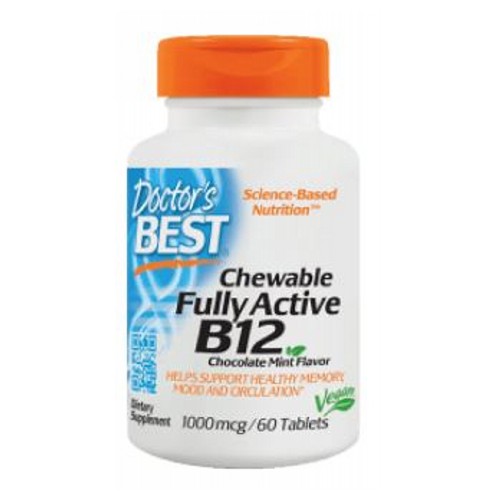 Show details for Doctors Best Chewable Fully Active Vitamin B12 Picture of Doctors Best Chewable Fully Active Vitamin B12