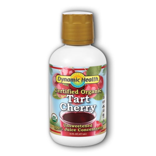 Picture of Dynamic Health Laboratories Tart Cherry Concentrate Certified Organic Plastic