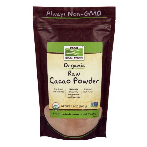 Picture of Now Foods Organic & Raw Cacao Powder 12 Oz - 340 g