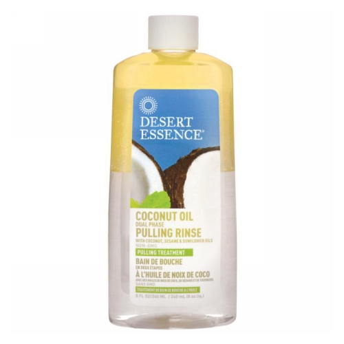 Picture of Desert Essence Coconut Oil Dual Phase Pulling Rinse