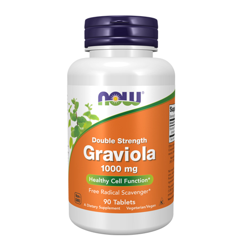 Picture of Now Foods Graviola 1000 mg - 90 Tablets