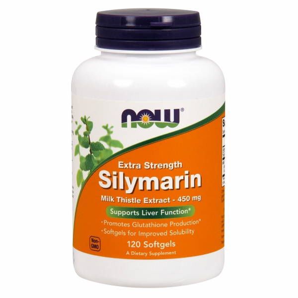 Picture of Now Foods Silymarin Milk Thistle Extract 450 mg - 120 Softgels