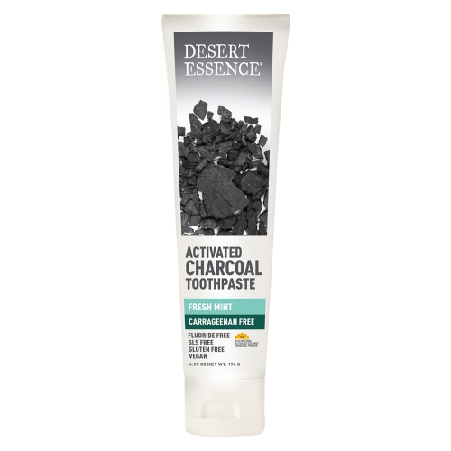 Picture of Desert Essence Activated Charcoal Carragenan Free Toothpaste