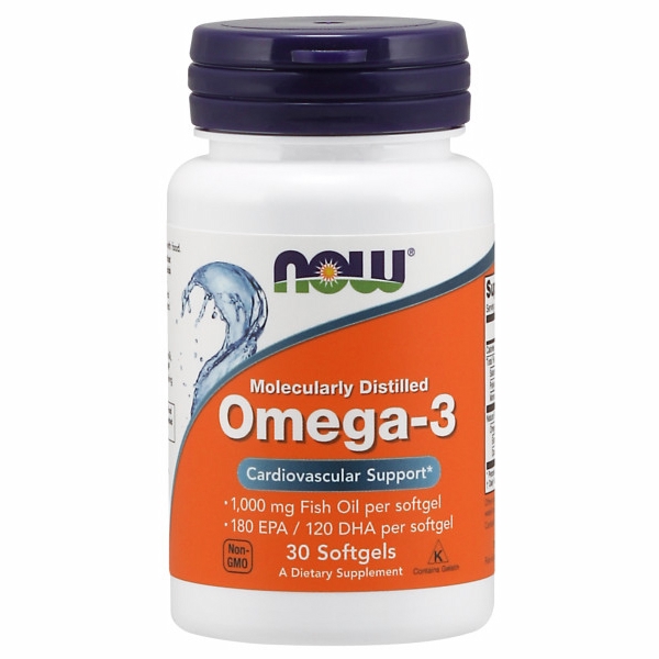 Show details for Now Foods Omega-3 - 30 Softgels Picture of Now Foods Omega-3 - 30 Softgels