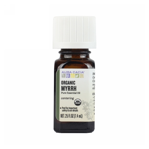 Picture of Aura Cacia Organic Myrrh Essential Oil