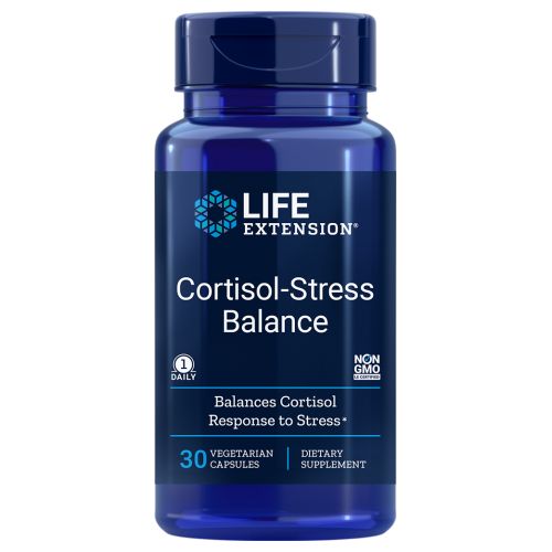 Picture of Life Extension Cortisol-Stress Balance - 30 Veg Capsules 