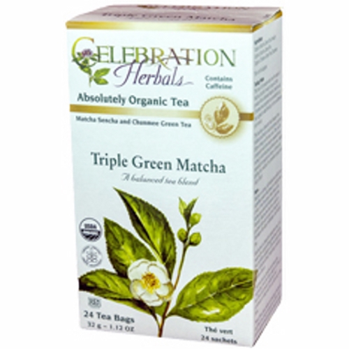Picture of Celebration Herbals Organic Triple Green Matcha Tea