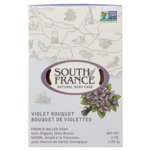 Show details for South Of France Soaps Violet Bouquet Bar Soap Picture of South Of France Soaps Violet Bouquet Bar Soap