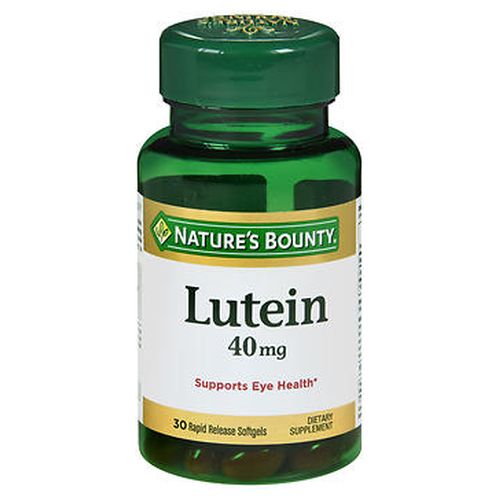 Show details for Nature's Bounty Lutein 40mg 30 Softgels Picture of Nature's Bounty Lutein 40mg 30 Softgels