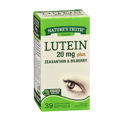 Picture of Nature's Truth Nature'S Truth Lutein Plus Zeaxanthin & Bilberry Quick Release Softgels
