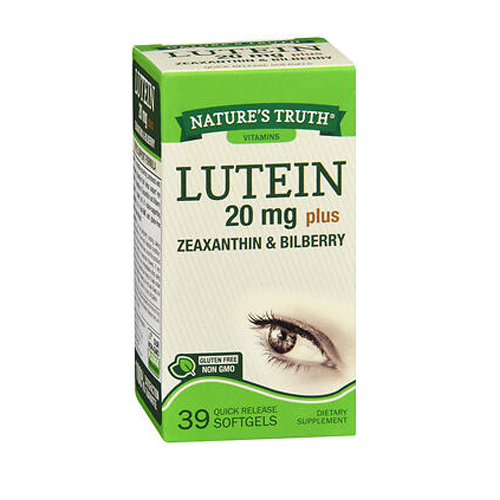 Show details for Nature's Truth Nature'S Truth Lutein Plus Zeaxanthin & Bilberry Quick Release Softgels Picture of Nature's Truth Nature'S Truth Lutein Plus Zeaxanthin & Bilberry Quick Release Softgels