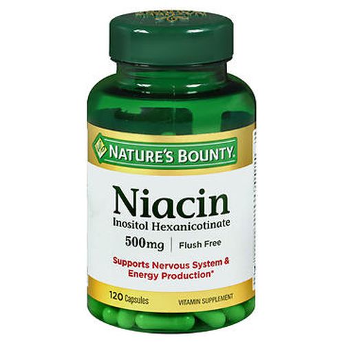 Picture of Nature's Bounty Niacin 500mg 120 Caps