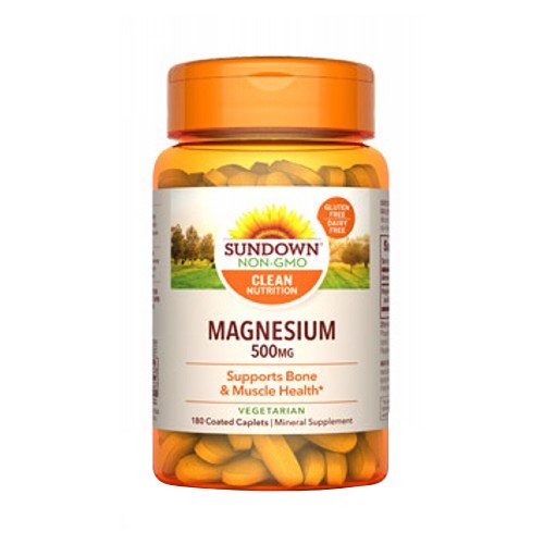 Show details for Sundown Naturals Sundown Naturals Magnesium Coated Caplets Picture of Sundown Naturals Sundown Naturals Magnesium Coated Caplets