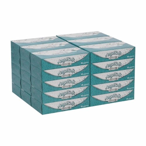Picture of Georgia Pacific Facial Tissue Angel Soft Professional Series  White 7-3/5 X 8-4/5 Inch