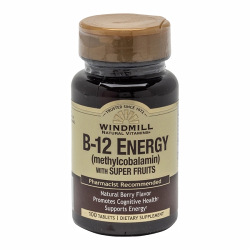 Show details for Windmill Health Vitamin B-12 with Super Fruits Picture of Windmill Health Vitamin B-12 with Super Fruits