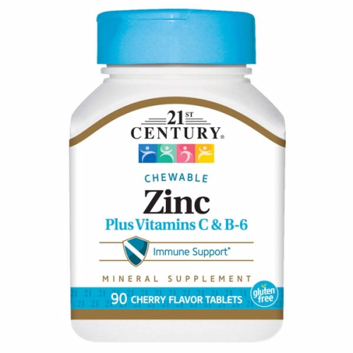 Picture of 21st Century Zinc Chewable with C & B6 Cherry Chew