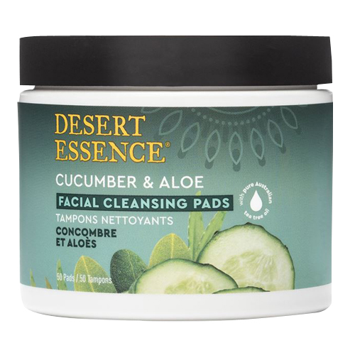 Show details for Desert Essence Cucumber & Aloe Cleansing Facial Pads Picture of Desert Essence Cucumber & Aloe Cleansing Facial Pads