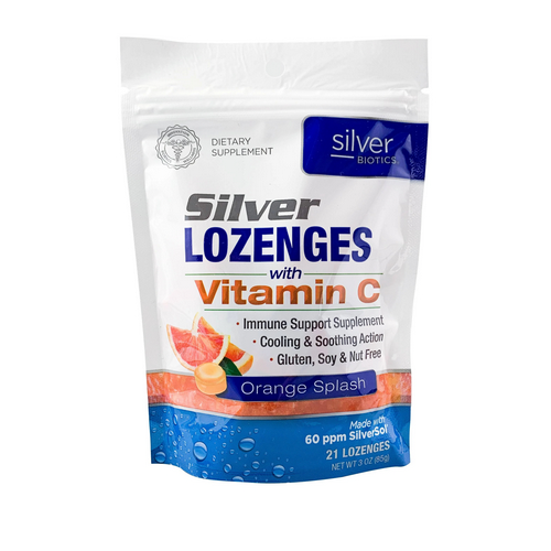 Picture of Silver Biotics (American Biotech Labs) Silver Lozenges w/ Vitamin C