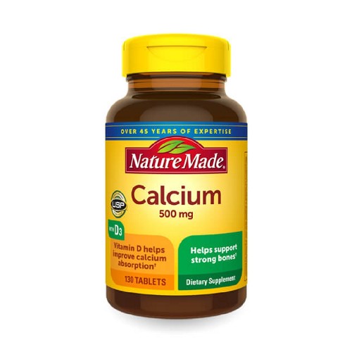 Picture of Nature Made Calcium + D 500 mg - 130 Tablets 