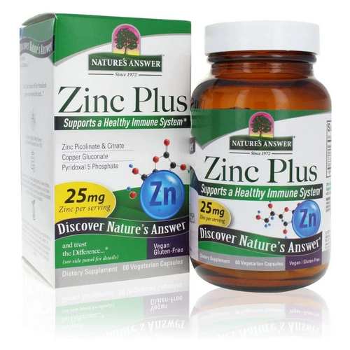 Show details for Nature's Answer Zinc Plus Picture of Nature's Answer Zinc Plus