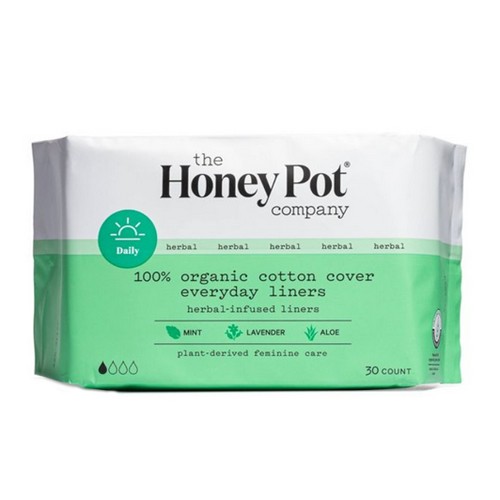 Picture of The Honey Pot Organic Everyday Herbal-Infused Pantiliners