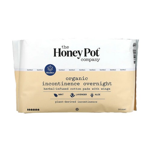 Picture of The Honey Pot Organic Incontinence Overnight Herbal Pads