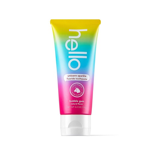 Picture of Hello Bello Kids Unicorn Sparkle Toothpaste Bubblegum