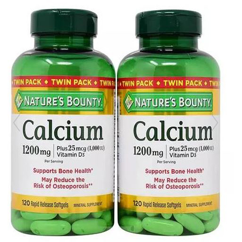 Picture of Nature's Bounty Calcium + Vitamin D Twin Pack