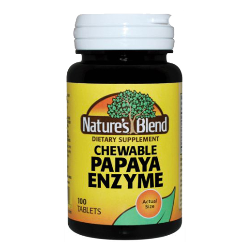Show details for Nature's Blend Papaya Digestive Enzyme Picture of Nature's Blend Papaya Digestive Enzyme