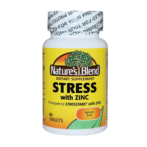 Show details for Nature's Blend Stress Formula With Zinc Picture of Nature's Blend Stress Formula With Zinc