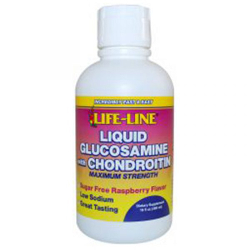 Picture of Nature's Blend Glucosamine / Chondroitin Max Strength Raspberry Flavor Liquid
